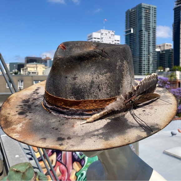 SOLD REBEL YELL Custom Dyed Festival Hat - Picture 5 of 17